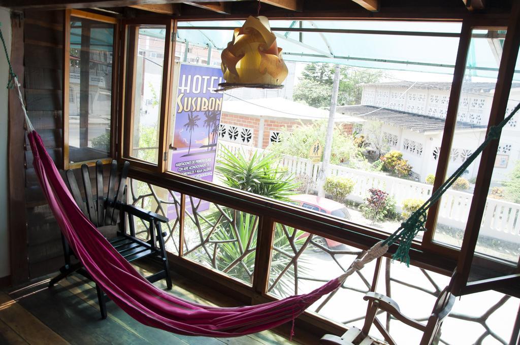 Hotel Susibon Olon Bagian luar foto